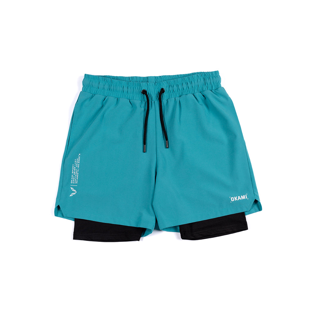 Summit 7 inch Short – Teal - Okami Sport